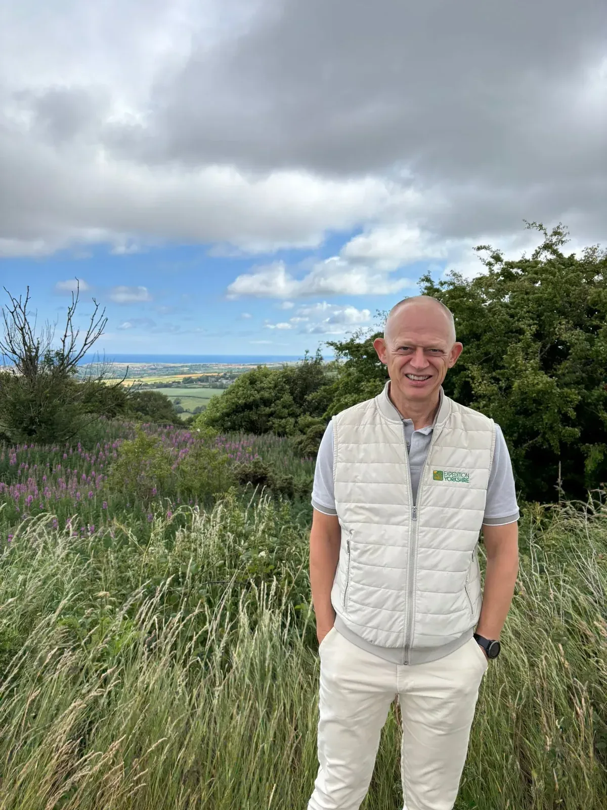 Richard, senior driver-guide of Expedition Yorkshire, with a warm smile