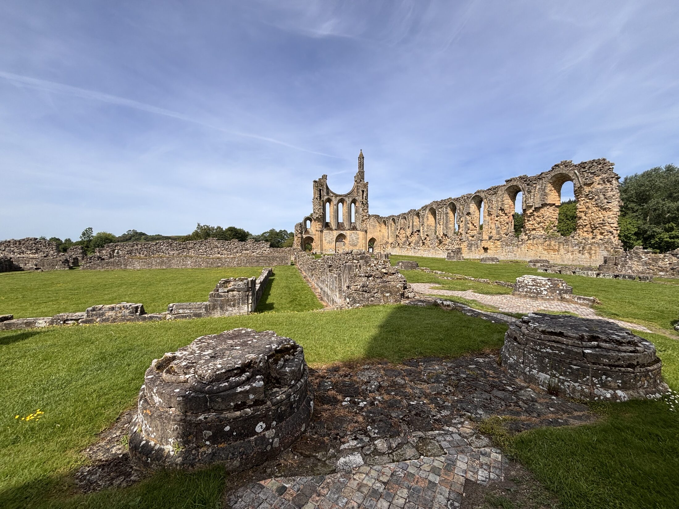 Private Yorkshire tour — a Mercedes-Benz V-Class with guests and guide on a scenic moor-top road